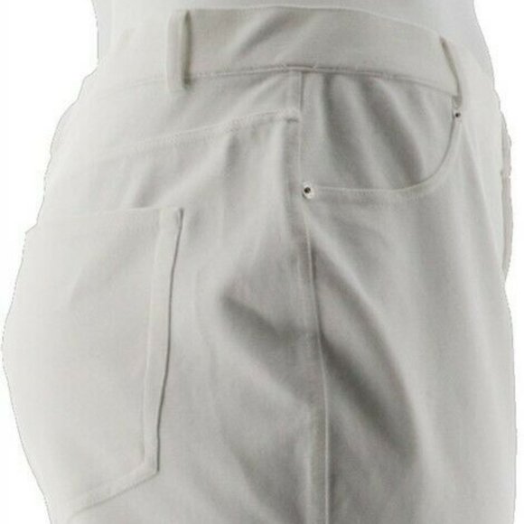 NWT ISAAC MIZRAHI PONTE KNIT ANKLE PANTS 28W - Picture 4 of 10